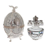 【中古】LADOGA ラドガ インペリアルコレクション ホワイトマーブル お酒 アルコール 40% 700ml ウォッカ シルバー925 レディース メンズ【Sランク】