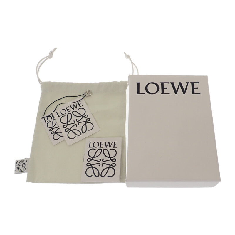 羅威 LOEWE 三摺短夾 C660TR2X02 三摺錢包 軟粒面小牛皮 黑色 男士 女士【二手】【A級】