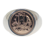 エルメス HERMES シュヴァリエPM H120642B_00062 リング K18ピンクゴールド シルバー925 21.5号 メンズ レディース【中古】【Aランク】