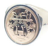 エルメス HERMES シュヴァリエPM H120642B_00062 リング K18ピンクゴールド シルバー925 21.5号 メンズ レディース【中古】【Aランク】