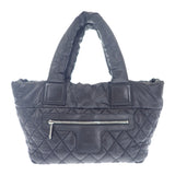シャネル CHANEL コココクーン トート PM 通勤 人気 定番 A48610 ハンドバッグ ナイロン ブラック レディース【中古】【ABランク】