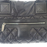 シャネル CHANEL コココクーン トート PM 通勤 人気 定番 A48610 ハンドバッグ ナイロン ブラック レディース【中古】【ABランク】