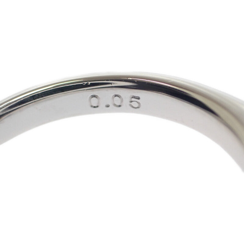 デザインジュエリー パール 12号 リング Pt900プラチナ ダイヤモンド レディース【中古】【Aランク】