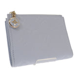 ルイヴィトン LOUIS VUITTON ポルトフォイユ リサ コンパクトウォレット M14654 二つ折り財布 モノグラムアンプラント アズールブルー レディース【中古】【Sランク】