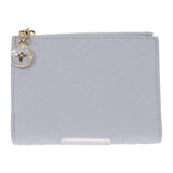 ルイヴィトン LOUIS VUITTON ポルトフォイユ リサ コンパクトウォレット M14654 二つ折り財布 モノグラムアンプラント アズールブルー レディース【中古】【Sランク】