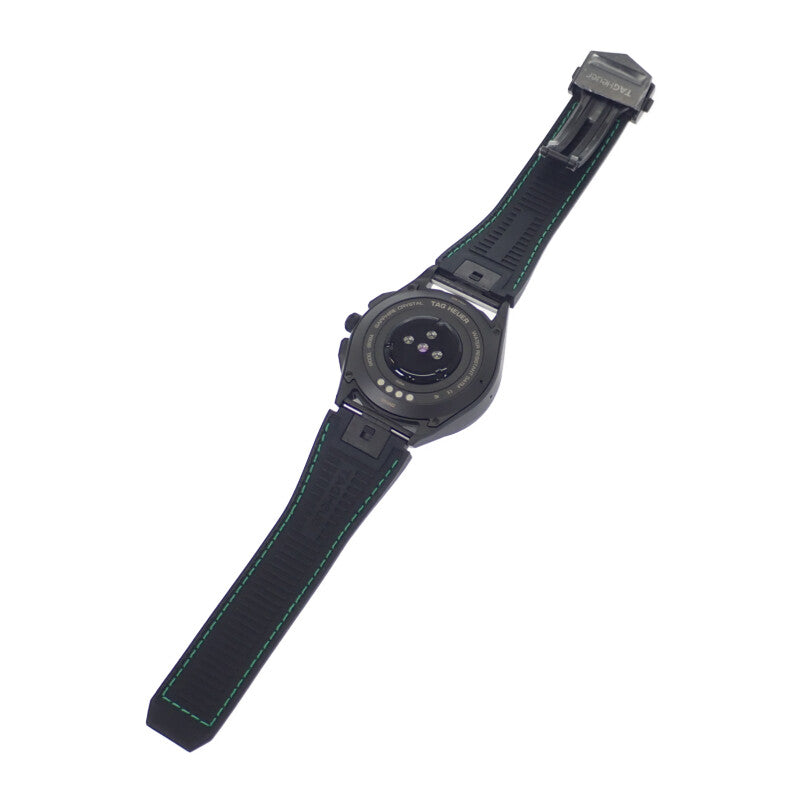 TAG HEUER 泰格豪雅 Connected Golf Edition 高爾夫智慧腕錶 SBG8A82.EB0206 鈦金屬 橡膠錶帶 白黑色錶盤 男款【中古】【A級】
