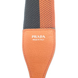 プラダ PRADA ヴィッテロダイノソフト 1BH192 ショルダーバッグ レザー オレンジ シルバー金具 レディース【中古】【Aランク】