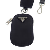 プラダ PRADA Re-Edition 2005 ショルダーバッグ ハンドバッグ 1BH204 2WAYバッグ ナイロン ブラック シルバー金具 レディース【中古】【ABランク】