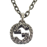 グッチ GUCCI インターロッキング 455307_J8400_0811 ネックレス スターリングシルバー メンズ レディース【中古】【Aランク】