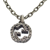 グッチ GUCCI インターロッキング 455307_J8400_0811 ネックレス スターリングシルバー メンズ レディース【中古】【Aランク】