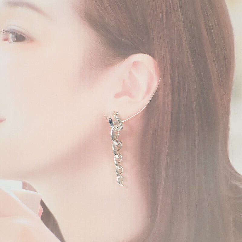 ティファニー TIFFANY&Co. ドロップリンク 72549899 ピアス スターリングシルバー シルバー レディース【中古】【Aランク】