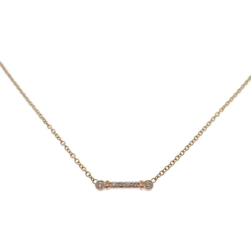 ティファニー TIFFANY&Co. フルールドリスキーバー 67281969 ネックレス K18イエローゴールド ダイヤモンド レディース【中古】【Aランク】