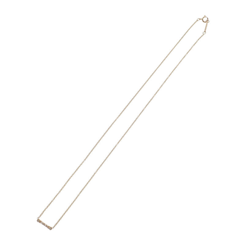 ティファニー TIFFANY&Co. フルールドリスキーバー 67281969 ネックレス K18イエローゴールド ダイヤモンド レディース【中古】【Aランク】