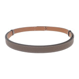 エルメス HERMES ケリー18 エトゥープ K刻印 ベルト ヴォーエプソン グレー ベージュ シルバー金具 レディース【中古】【Sランク】