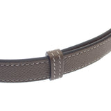 エルメス HERMES ケリー18 エトゥープ K刻印 ベルト ヴォーエプソン グレー ベージュ シルバー金具 レディース【中古】【Sランク】