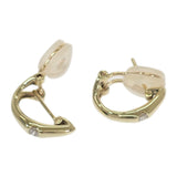 デザインジュエリー イヤリング K18YG ギフト 上品 ピアス K18イエローゴールド ダイヤモンド レディース【中古】【Aランク】