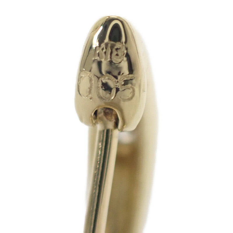 設計珠寶 耳環 K18YG 禮品 高雅 耳釘 K18黃金 鑽石 女士【中古品】【A級品】