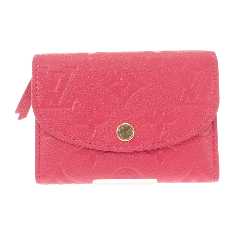 ルイヴィトン LOUIS VUITTON ポルトモネロザリ M81521 コインケース モノグラムアンプラント ピンク ローズポンディシェリ レディース【中古】【ABランク】