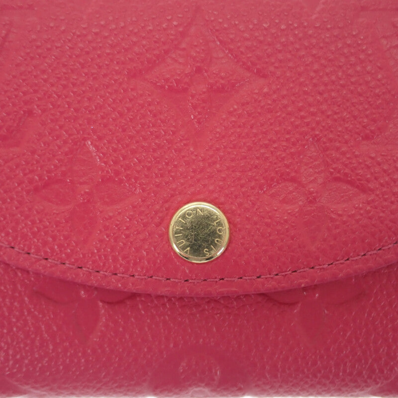 ルイヴィトン LOUIS VUITTON ポルトモネロザリ M81521 コインケース モノグラムアンプラント ピンク ローズポンディシェリ レディース【中古】【ABランク】
