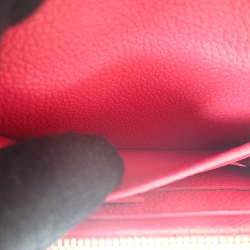 ルイヴィトン LOUIS VUITTON ポルトモネロザリ M81521 コインケース モノグラムアンプラント ピンク ローズポンディシェリ レディース【中古】【ABランク】