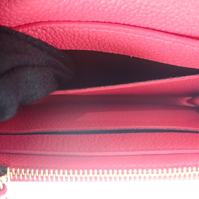 ルイヴィトン LOUIS VUITTON ポルトモネロザリ M81521 コインケース モノグラムアンプラント ピンク ローズポンディシェリ レディース【中古】【ABランク】