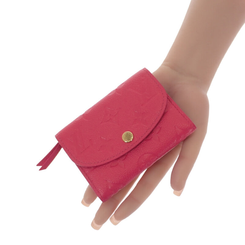ルイヴィトン LOUIS VUITTON ポルトモネロザリ M81521 コインケース モノグラムアンプラント ピンク ローズポンディシェリ レディース【中古】【ABランク】