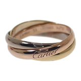 カルティエ CARTIER トリニティSM 13号 B4086153 リング K18イエローゴールド K18ピンクゴールド K18ホワイトゴールド 53 レディース【中古】【Aランク】