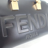 フェンディ FENDI バイザウェイ ミニ 8BS067_ABVL_F0KUR 2WAYバッグ ハンドバッグ ショルダーバッグ カーフ プレキシガラス ブラック ブラウン レディース【中古】【Aランク】