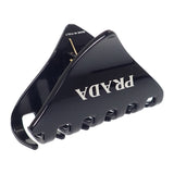 プラダ PRADA プレックスヘアクリップ 1IF109_2CLP_F0002 ヘアアクセサリー メタクリレート ブラック レディース【中古】【ABランク】