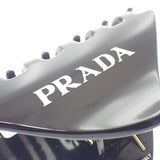 プラダ PRADA プレックスヘアクリップ 1IF109_2CLP_F0002 ヘアアクセサリー メタクリレート ブラック レディース【中古】【ABランク】