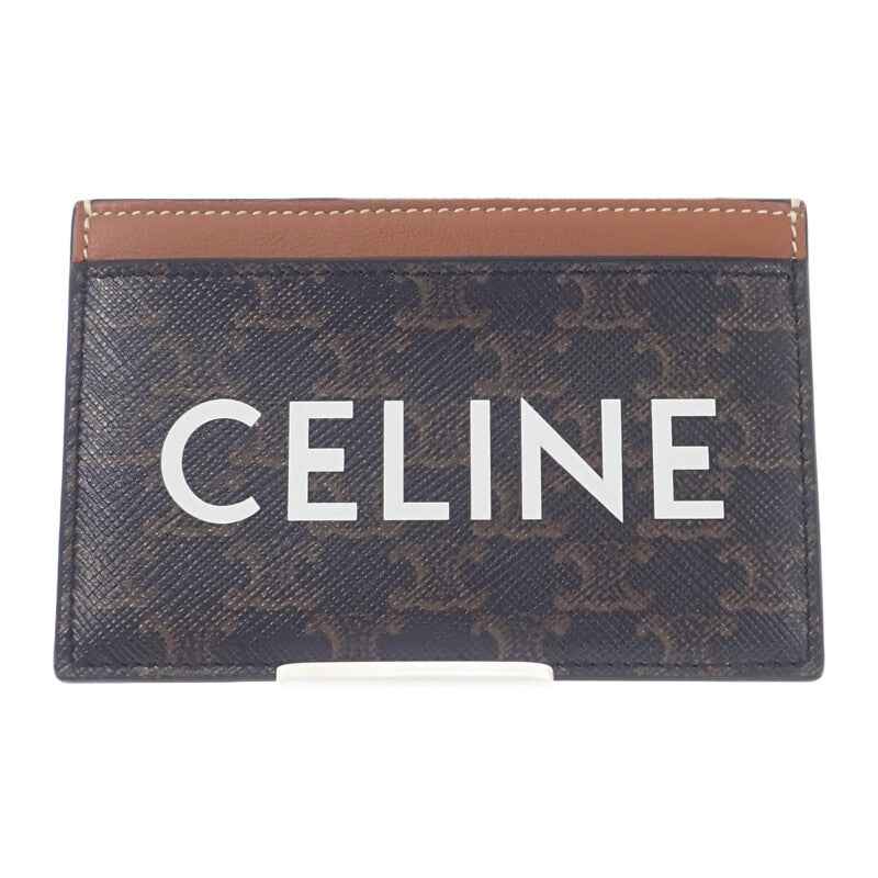 セリーヌ CELINE カードホルダー プリント トリオンフキャンバス 