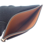 セリーヌ CELINE カードホルダー プリント トリオンフキャンバス 10B702CLY.04LU カードケース レザー ブラウン レディース【中古】【Aランク】