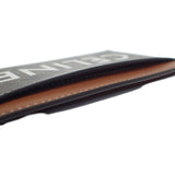 セリーヌ CELINE カードホルダー プリント トリオンフキャンバス 10B702CLY.04LU カードケース レザー ブラウン レディース【中古】【Aランク】