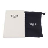 セリーヌ CELINE カードホルダー プリント トリオンフキャンバス 10B702CLY.04LU カードケース レザー ブラウン レディース【中古】【Aランク】