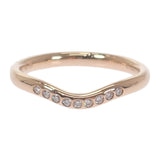 ティファニー TIFFANY&Co. カーブドバンド 60016593 リング K18ピンクゴールド 11.5号 ダイヤモンド レディース【中古】【Aランク】