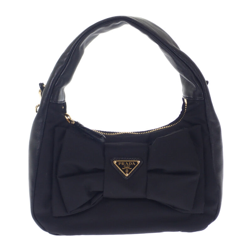 プラダ PRADA リボン ミニ 1BC241_RP0C_F0002_V_OXO 2WAYバッグ レザー