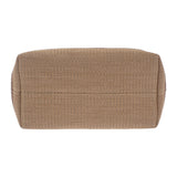 セリーヌ CELINE ミニカバトート 116992FRY.02NU 2WAYバッグ レザー ラフィア ブラウン レディース【中古】【Aランク】