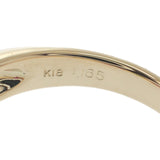 デザインジュエリー 14号 リング K18イエローゴールド グリーンガーネット ルビー レディース【中古】【Aランク】