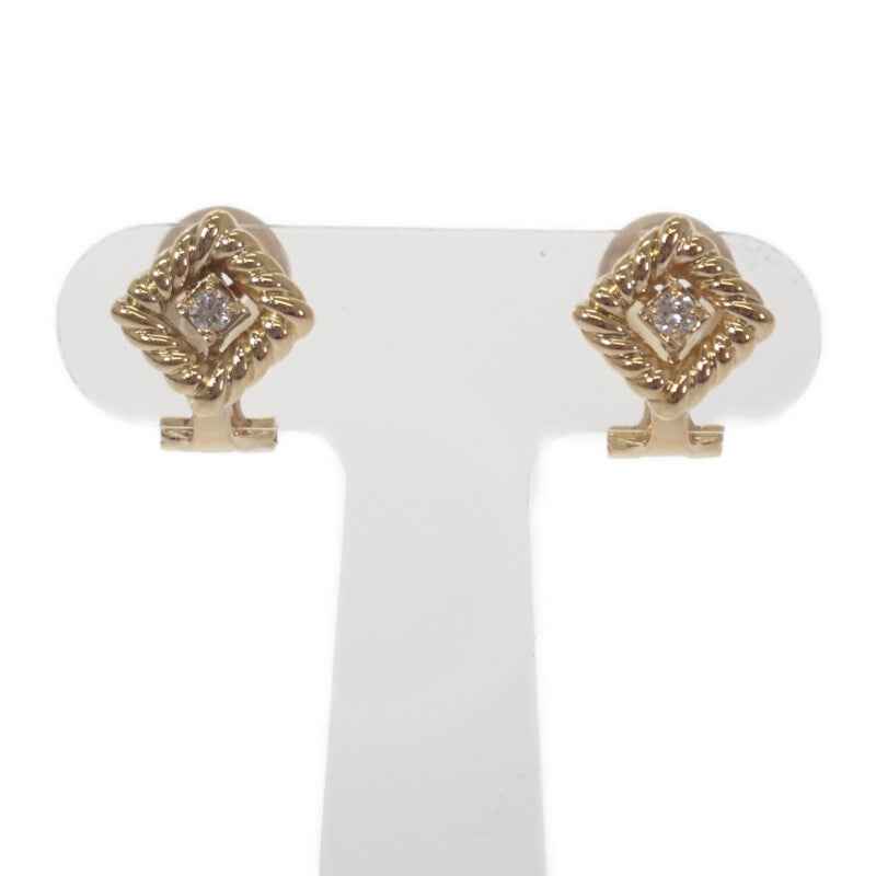 ディオール Dior ジュエリー イヤリング K18イエローゴールド ダイヤモンド レディース【中古】【Aランク】