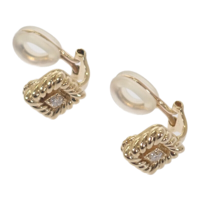 ディオール Dior ジュエリー イヤリング K18イエローゴールド ゴールド ダイヤモンド レディース【中古】【Aランク】