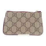 グッチ GUCCI キャット ディテールGG 818768_FAEEN_8574 キーケース ポリウレタン ベージュ ゴールド金具 レディース【中古】【Aランク】