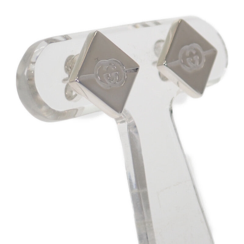 グッチ GUCCI ダイアゴナル 774033_J8400_8106 ピアス スターリングシルバー レディース【中古】【Aランク】