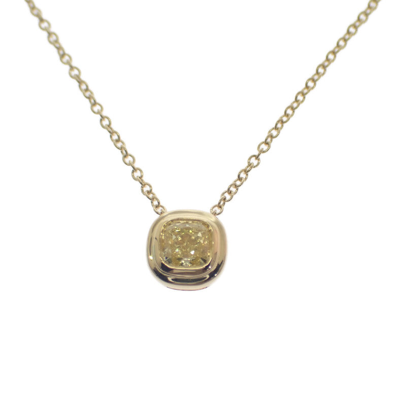 ティファニー TIFFANY&Co. ビゼットイエロー 44139186 ネックレス K18イエローゴールド ダイヤモンド レディース【中古】【Aランク】