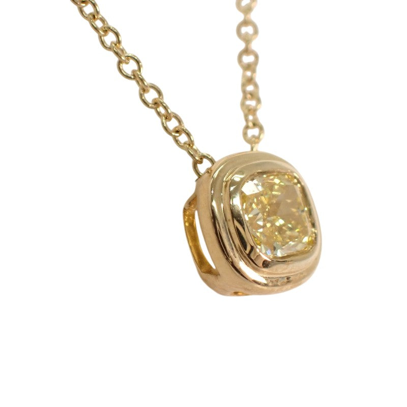 蒂芙尼 TIFFANY&Co. Bizet Yellow 44139186 項鍊 K18黃金 鑽石 金色 女士【中古】【A級】
