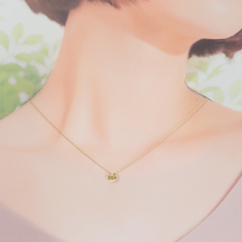 ティファニー TIFFANY&Co. ビゼットイエロー 44139186 ネックレス K18イエローゴールド ダイヤモンド レディース【中古】【Aランク】