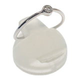 ティファニー TIFFANY&Co. ウェーブ シングルロウ 60017002 リング Pt950プラチナ 11号 ダイヤモンド レディース【中古】【Aランク】