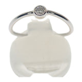 ティファニー TIFFANY&Co. ウェーブ シングルロウ 60017002 リング Pt950プラチナ 11号 ダイヤモンド レディース【中古】【Aランク】