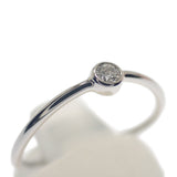 ティファニー TIFFANY&Co. ウェーブ シングルロウ 60017002 リング Pt950プラチナ 11号 ダイヤモンド レディース【中古】【Aランク】