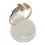 ティファニー TIFFANY&Co. Tワイヤー 60147315 リング K18ピンクゴールド 10号 ダイヤモンド レディース【中古】【Aランク】