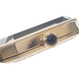 シャネル CHANEL プルミエール S H0001 腕時計 GP レザー クオーツ ブラック文字盤 レディース【中古】【ABランク】